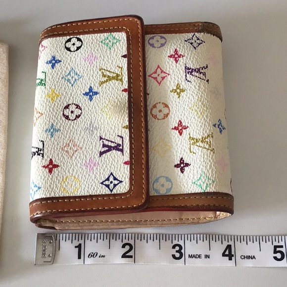 Louis Vuitton White Multicolor Wallet - Picture 12 of 13